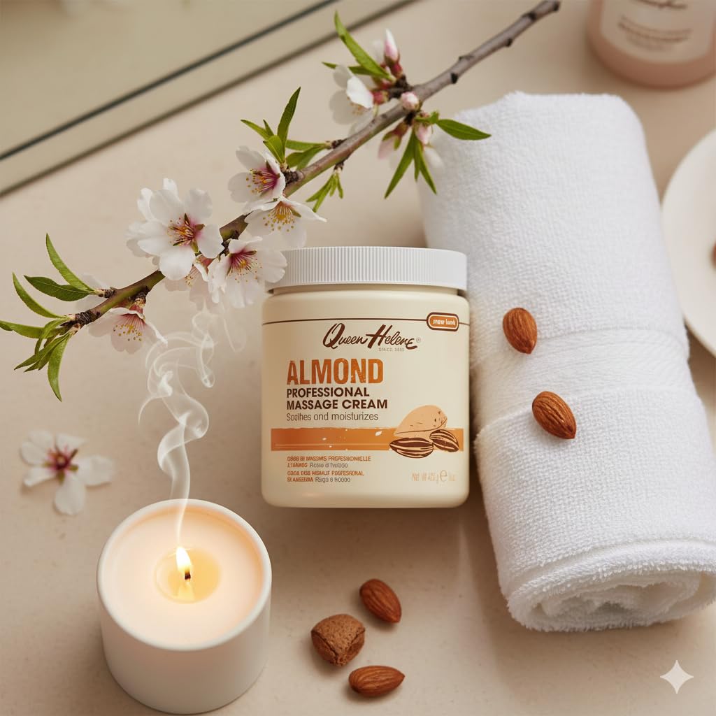 Amazon.com : Queen Helene Almond Professional Massage Cream – Rich